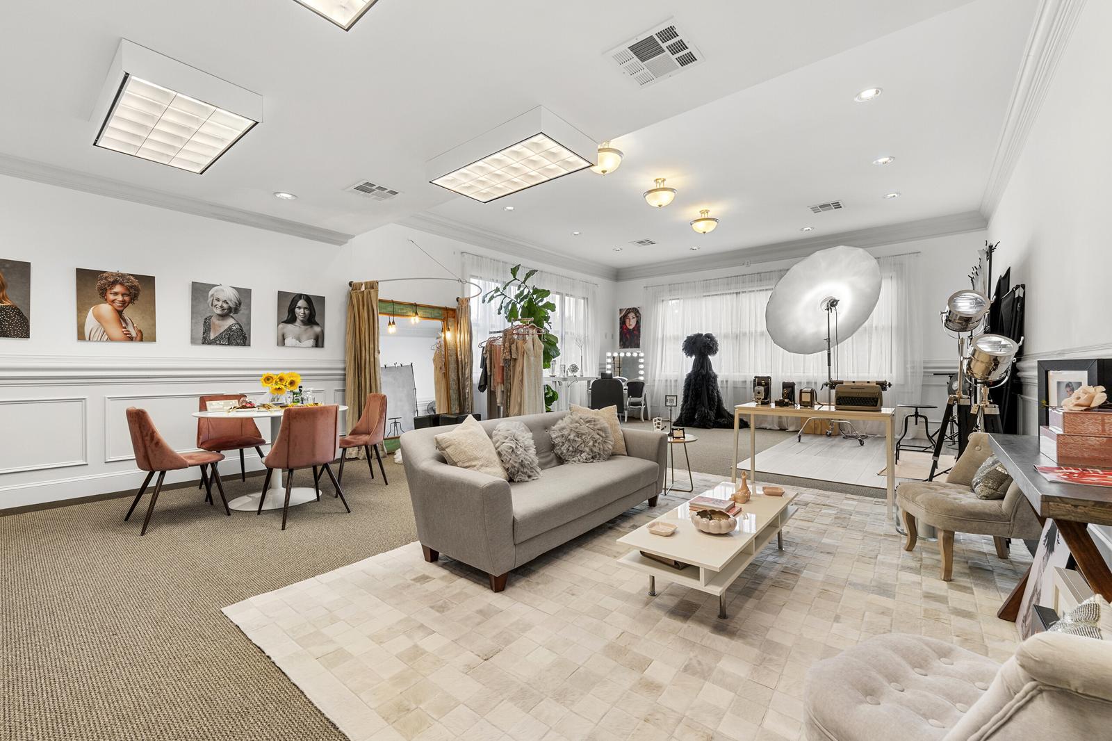 Leticia Andrade Studio interior, Tyrone Georgia